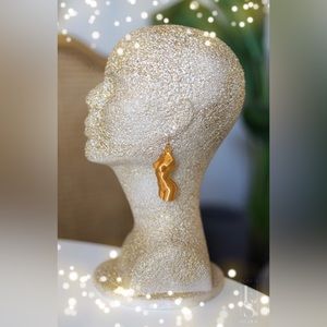 Temple -3D Printed earrings